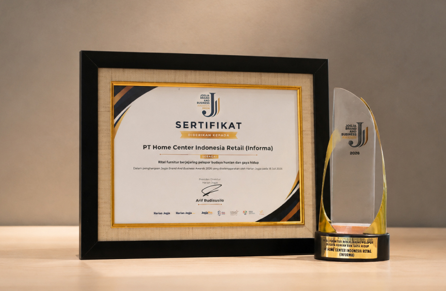 INFORMA Raih Jogja Brand & Business Awards 2026 sebagai Pelopor Budaya Hunian dan Gaya Hidup