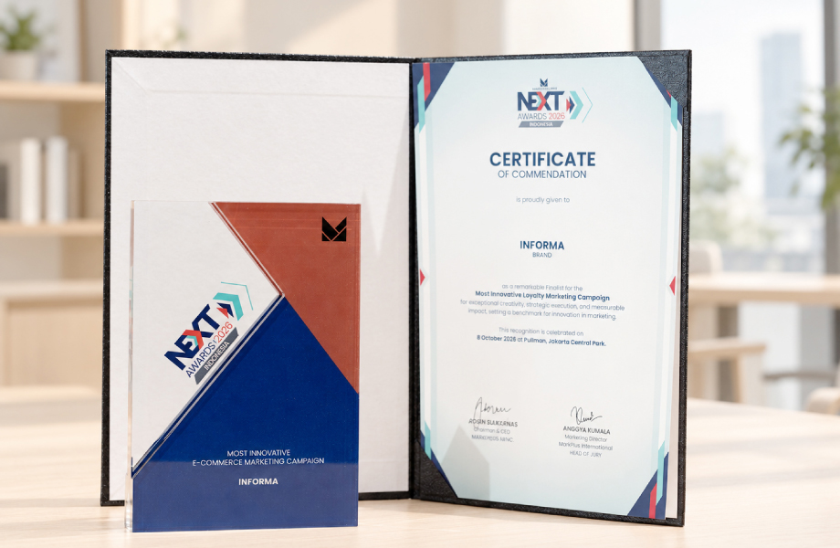 INFORMA Raih Penghargaan Most Innovative E-Commerce Marketing Campaign di NEXT Awards Indonesia 2026