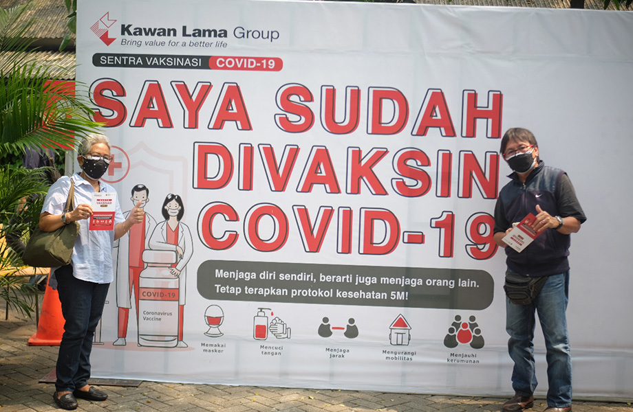 Kawan Lama Group Provides COVID-19 Vaccination Center to Support the Government